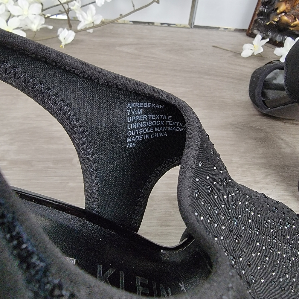 ANNE KLEIN Rebekah embellished Cylinder Heel Sandal - Picture 10 of 11